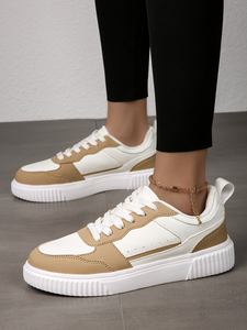 Baskets blanches classiques pour hommes et femmes, baskets en cuir confortables, chaussures <span class=keywords><strong>de</strong></span> sport pour le skateboard, baskets <span class=keywords><strong>de</strong></span> grande taille - Product Image 3