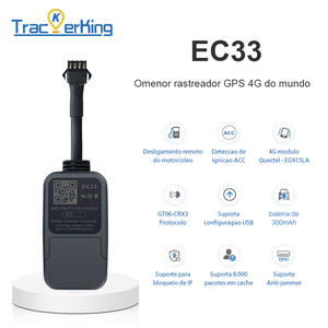 เครื่องติดตาม GPS รุ่น 4G EC33 TrackerKing สำหรับรถยนต์และรถจักรยานยนต์ ระบบแจ้งเตือนแบบเรียลไทม์อเนกประสงค์ ตัดน้ำมัน/ไฟฟ้า GPRS แบตเตอรี่ 300mAh - Product Image 4