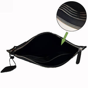 <span class=keywords><strong>Pochette</strong></span> da <span class=keywords><strong>uomo</strong></span> in <span class=keywords><strong>vera</strong></span> <span class=keywords><strong>pelle</strong></span> di lusso durevole <span class=keywords><strong>pochette</strong></span> da polso da lavoro con cerniera borsa <span class=keywords><strong>pochette</strong></span> - Product Image 3
