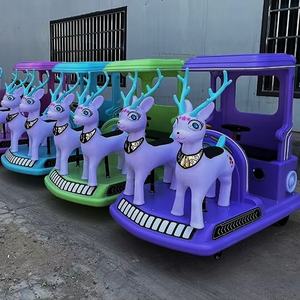 Voiture de collision pour enfants, double, neuve, avec fonction de synchronisation musicale et télécommande, pour parcs d'attractions, centres commerciaux et stands de jeux - Product Image 2