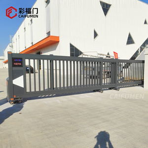 Nhà Máy Nhà Sản Xuất Chất Lượng Cao Hợp Kim Nhôm Điện Trượt Cổng Tùy Chỉnh Điều Khiển Thích Hợp Cho Công Nghiệp Công Viên Khuôn Viên Trường - Product Image 5