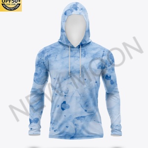 Ropa de Pesca Personalizada para Hombre, Sudaderas con Capucha Sublimadas Transpirables con Protección Solar UPF 50+, Ropa de Pesca de Camuflaje - Product Image 6