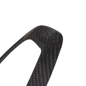 Gerçek Karbon Fiber Vites Değiştirme Düğmesi Tabanı Dekoratif Çerçevesi, 2/3/3GT/4 Serisi Arka Sağdan Direksiyonlu Lüks İç Döşeme İçin - Product Image 5