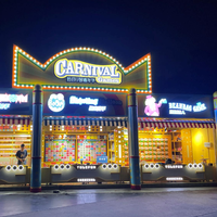Tolefun thème parc d'attractions centre commercial intérieur extérieur tir ballon Console carnaval stand jeu ensemble 4 en 1 Machine pour adultes