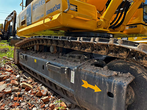 Excavadora usada Komatsu de 45 toneladas, máquina de construcción grande, equipo potente, motor EPA, excavadora de segunda mano - Product Image 5