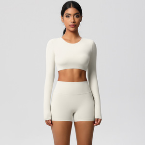 Abbigliamento Aderente per Yoga e Pilates, Pantaloncini Modellanti ad Asciugatura Rapida per Corsa e Fitness - Product Image 5