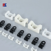 Attache-câble en nylon pour fixation sur carte PCB, pince à fil en Nylon66 UL94 V-2, support de câble à visser sur circuit imprimé, isolation PA66, RoHS, blanc