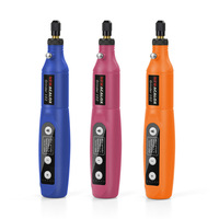 Mini-meuleuse d'angle portative DIY, alimentée par batterie, qualité industrielle, batterie au lithium, vitesse variable, pour polissage de jade et bois