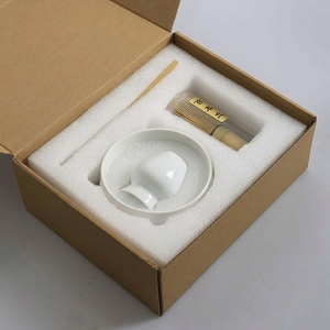 ชุดชาเขียวมัทฉะ HYE CG01 ซีรีส์ Kiln Change แบบมินิมอลทันสมัย เป็นมิตรกับสิ่งแวดล้อม เกรดสำหรับอาหาร พร้อมชุดอุปกรณ์มัทฉะ แปรง ชาม ช้อน - Product Image 6