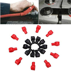 20 pcs 12x20mm pin thiết bị đầu cuối khởi động bao gồm màu đỏ/đen cách điện bảo vệ cáp Lug Mũ thay thế công cụ cáp kết thúc mũ - Product Image 6