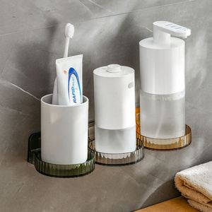 Support de rangement mural pour salle de bain, sans perçage, amovible, multifonctionnel, pour bijoux, désinfectant pour les mains et porte-gobelet - Product Image 1