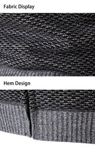 Sweat-shirt à capuche zippé pour <span class=keywords><strong>homme</strong></span>, décontracté, à manches longues, entièrement zippé, doublé en polaire sherpa, cardigan en tricot avec poches - Product Image 5