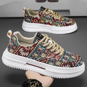 Nuevo Modelo 2026: Zapatos Casuales de Hombre con Suela Gruesa y Estampado, Ideales para Primavera - Product Image 4