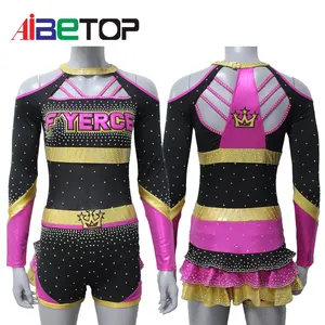 Kids Addison Halloween Cosplay Outfits Easter Carnival Cheerleading Costumes Girls Cheerleader Uniform