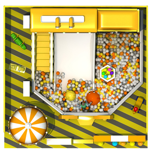 Nhân vật hoạt hình sân chơi trong nhà theo chủ đề cấu trúc chơi mềm với bóng bên hồ bơi thu hút - Product Image 2