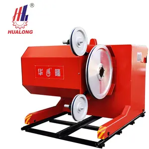 Hualong machinery-sierra de cadena de diamante de alta velocidad serie HSJ, máquina cortadora de roca para granito, mármol y cuarzo