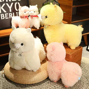 JM1 <span class=keywords><strong>Peluche</strong></span> de <span class=keywords><strong>Alpaca</strong></span> Súper Suave, Almohada de <span class=keywords><strong>Alpaca</strong></span> de <span class=keywords><strong>Peluche</strong></span> con Pelo Largo y Campana Pequeña, Adorable Juguete de <span class=keywords><strong>Peluche</strong></span> de <span class=keywords><strong>Alpaca</strong></span> - Product Image 6
