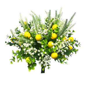 Ramo Artificial de Limón de Primavera y Aliento de Bebé de 30cm-100cm, Decoración para Exteriores e Interiores, para Balcón y Sala de Estar - Product Image 2