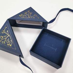 Custom Rigid Double-Door Jewelry <b>Boxes</b> with Printable Brand Logos and Ribbon Ties Premium <b>Gift</b> Packaging <b>for</b> <b>Rings</b> - Product Image 5