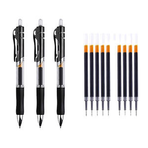 Stylo gel géant à grande capacité de 0,5 mm en gros avec encre bleue, stylo durable pour les examens des étudiants - Product Image 3