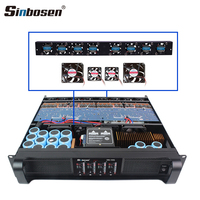 Amplificateur de puissance professionnel DS-10Q, 4 canaux, 1000W, audio stéréo, pour haut-parleur 15 pouces mélangeur dj