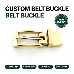 Hebilla de Cinturón con Logotipo Personalizado de 15 mm, Hebilla Reversible Grabada de Aleación de Zinc de Alta Calidad, Hebilla de Cinturón de Moda para Hombre OEM - Product Image 1