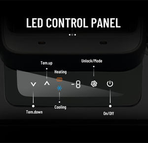 Nouveau design Réfrigérateur <span class=keywords><strong>vintage</strong></span> 8L Réfrigérant R134A Réfrigérateur de voiture Congélateur portable avec écran LED - Product Image 4
