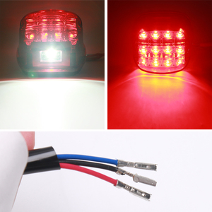 Nouveau design intégré EMC Signal moto accessoires Led DOT approuvé feu arrière Signal de frein feu arrière pour moto Harley - Product Image 3