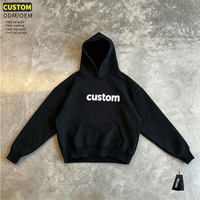 Sweat à capuche personnalisé brodé en coton de haute qualité, coupe oversize de luxe avec épaules tombantes, style boxy, pour vêtements – Fournisseur de premier plan