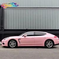 Autocollants de voiture en vinyle adhésif rose Sakura brillant, autocollants de tuning automobile, film pour moto, accessoires pour véhicules, sticker de protection