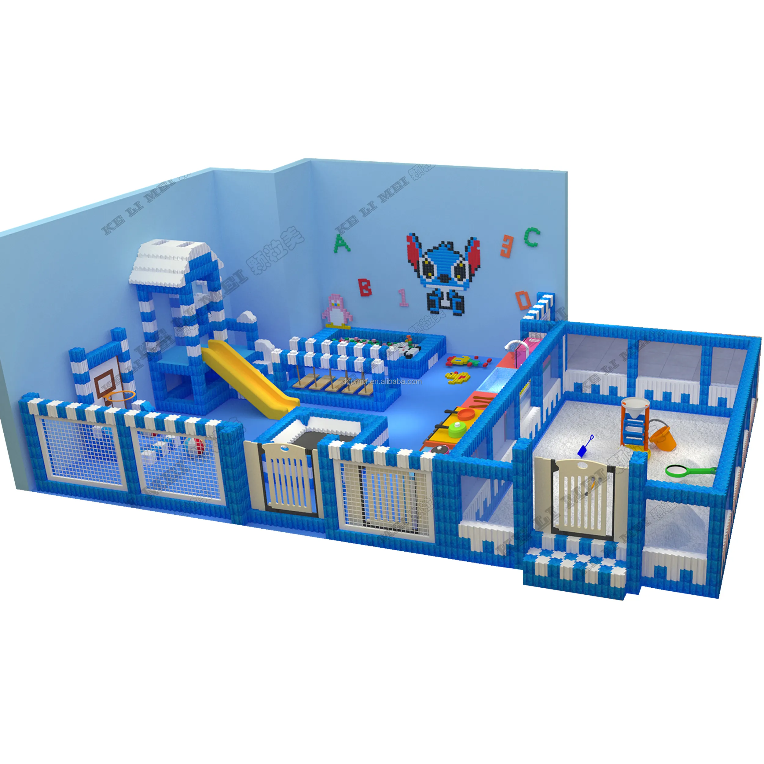 EPP Form Blocks Kids Educational Toy Children Indoor Playground, Small Indoor Playground