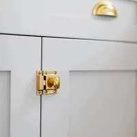 Loquets de porte de placard vintage français, poignées de tiroir, boulons décoratifs pour armoires, poignées de meubles de cuisine, accessoires de verrouillage pour placards
