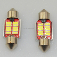 Éclairage intérieur automobile, accessoires d'éclairage de voiture, 10-16V 31MM 10SMD 4014 Festoon 10LED C5W, lampe de lecture intérieure LED pour voiture