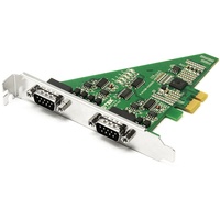 UOTEK UT-792 2 Port RS 485/422 PCI-E Kartu Adaptor Port Serial Komputer Desktop Kompatibel dengan Linux Stok Baru 12 Bulan
