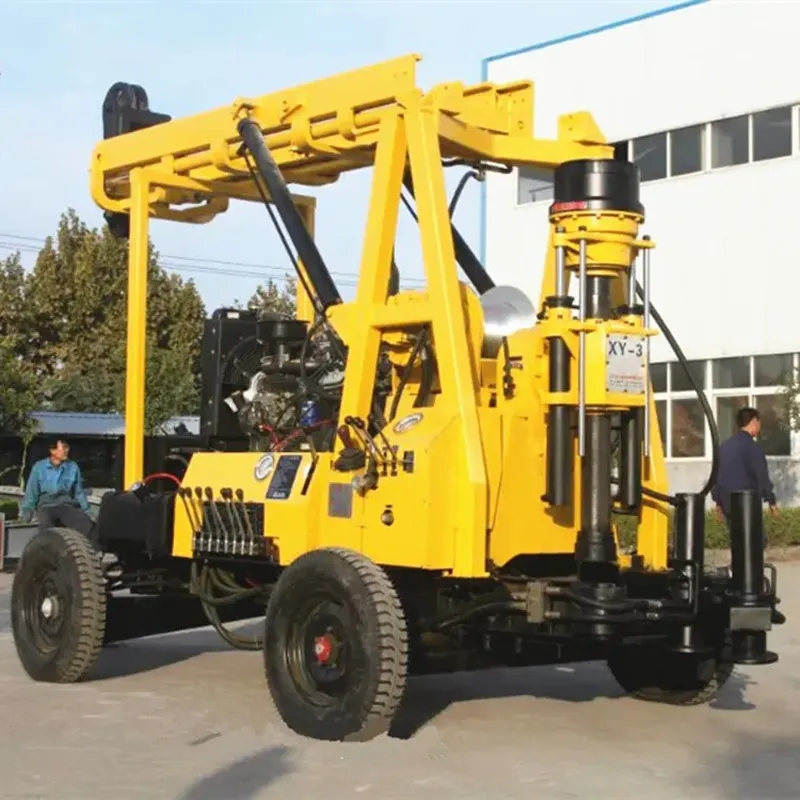 functional Hydraulic Diesel HFC600 deep 600m Truck Mounted water well drilling rig machine Oilfield Drilling Rig
