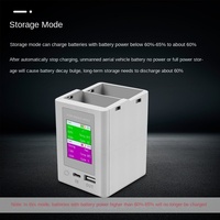 Chargeur de batterie intelligent à double PD bidirectionnel avec écran couleur en ABS pour drone Mini 3 Pro