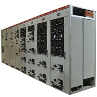 Armoire de Commutation MNS Forme 3A 630A, Tableau de Distribution Électrique MCCB Basse Tension Intérieur IP30 660V, Panneau de Commande Moteur en Acier