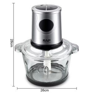 Picadora de Alimentos Inteligente para el Hogar, Picadora de Carne Eléctrica de Gran Capacidad de 250 W con Cuchillas en Forma de S de 360 Grados, Libre de BPA - Product Image 4