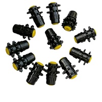 Embouts de rouleaux de convoyeur en plastique de 38 mm, 48 mm, 50 mm avec roulement à billes, capacité de charge de 50 kg, garantie d'un an