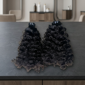 Extensions de cheveux indiens Remy 100% naturels, invisibles, à clipser, double trame, vierges, non traités, tissés à la machine, toutes couleurs - Product Image 1