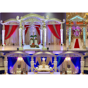 Gran boda hindú Dhanush fibra Mandap Reino Unido boda hindú fibra Mandap decoración boda india Dhanush Mandap Set - Product Image 1
