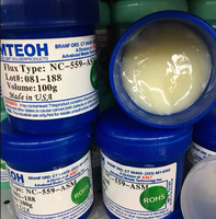 Pâte à souder BGA écologique sans nettoyage NC-559-ASM (100g/bouteille) - Flux pour le reballing et la soudure des circuits à grille de billes