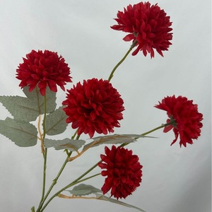 <span class=keywords><strong>Chrysanthème</strong></span> à 5 têtes, longue tige unique, fleur artificielle élégante, décoration de la maison, mariage, fenêtre, <span class=keywords><strong>prix</strong></span> de gros bas - Product Image 5