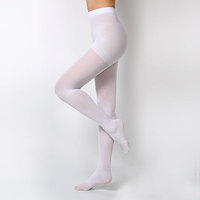 Bas de compression athlétiques blancs personnalisés pour infirmières, chaussettes anti-embolie pour femmes, compression 15-20 mmHg, collants de circulation