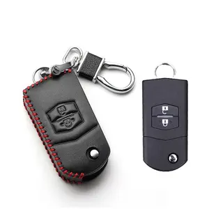 Exquisite Compatible Carbon Car Key Cover Key Case Mazda 2 3 6