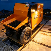 Bomba de Concreto Diésel Productiva con Flujo Consistente y Uniforme, Bomba de Concreto Ampliamente Aplicable para Proyectos de Infraestructura