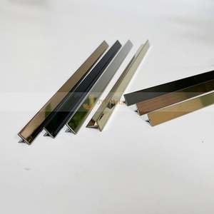 LL140 304 T-Shaped Stainless Steel Durable Waterproof <b>Tile</b> Trim Customized Modern Decoration Apartment Flooring Accessories - Product Image 1