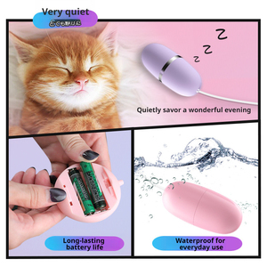 <b>Vibrator</b> Bullet Adult Toys - <b>Mini</b> <b>Vibrators</b> Couples Sex Toys Wire Vibrating Egg Female Clitoral Stimulator Sex Toys & Games - Product Image 4