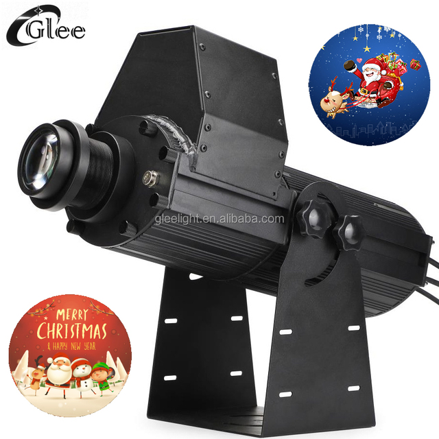 GLEE 200W LED 4Gobo Exterior Outdoor Waterproof Rotary Gobo Logo Advertising Rotator Projection Projector