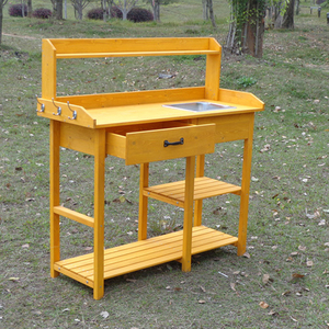 Hot Selling Outdoor <strong>Garden</strong> Work <strong>Storage</strong> Table Wood Flower Potting <strong>Bench</strong> for Plant <strong>Storage</strong> and <strong>Garden</strong> Work - Product Image 6